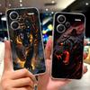 Чехол для телефона Xiaomi Redmi Note 13 Pro Plus 5G Redmi Note13 13 Pro 13 Pro+ 5G Элегантный Цветочный Кот Мягкий Силикон Прозрачный ТПУ Чехлы