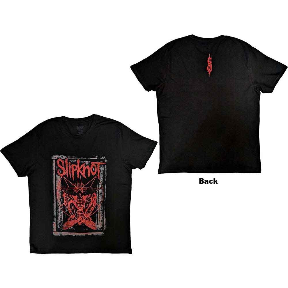Slipknot Unisex T-Shirt: Dead Effect (Back Print) (Large)