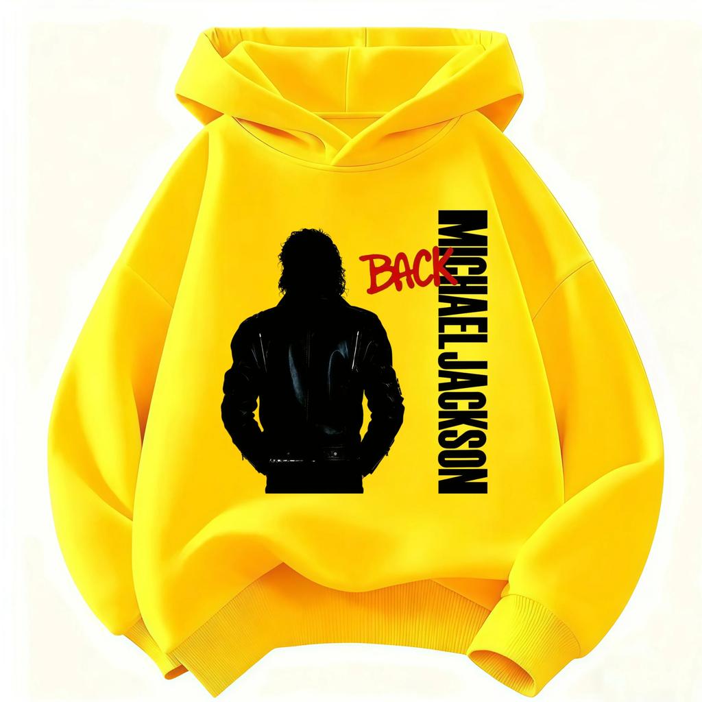 New autumn/winter children's sports hoodie, unisex warm and thick, retro style, a celebrity design, a perfect gift for children.