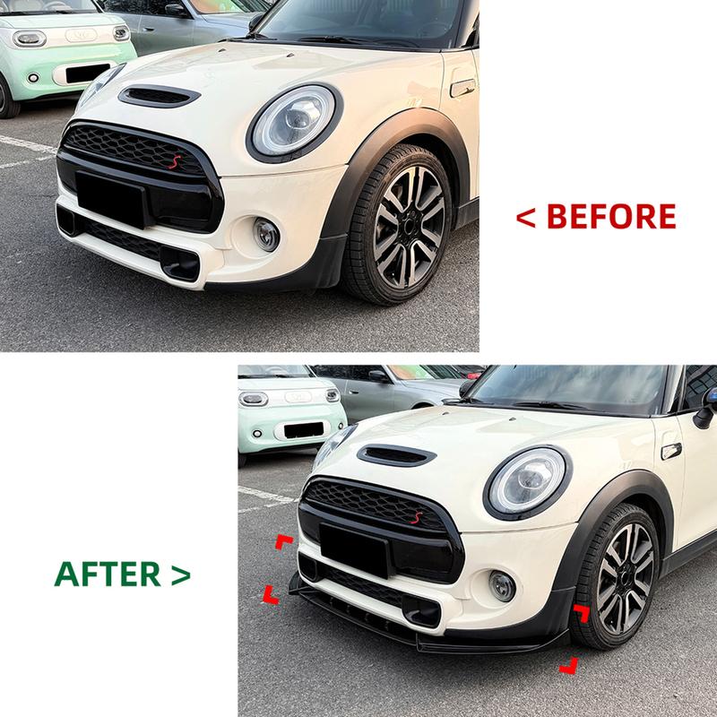 Front Bumper Spoiler Lip Splitter Separator For Mini Cooper S JCW F55 F56 F57 2014-2021