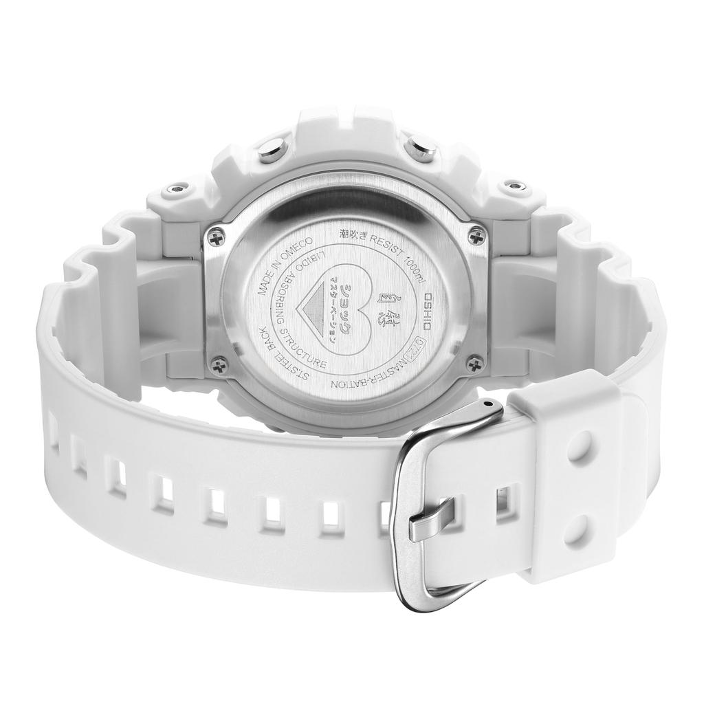 Masturbation Shock Цифровые часы Часы Omeco Часы Homage Часы для гольфа Часы для гольфа [OMECO] Мужские Мужские (Белая ткань)