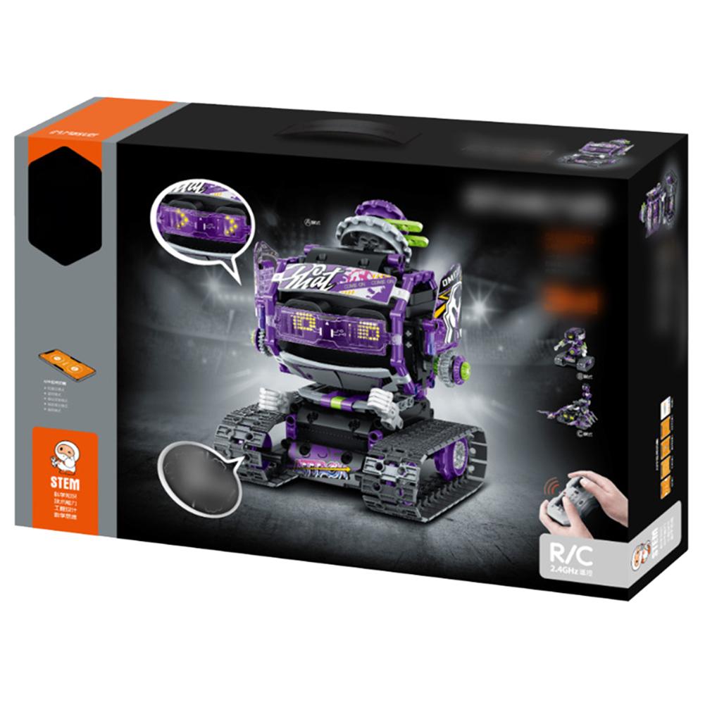 Роботы-игрушки для детей Научный конструктор Робот с дистанционным управлением и программированием Рождественские подарки для мальчиков и девочек