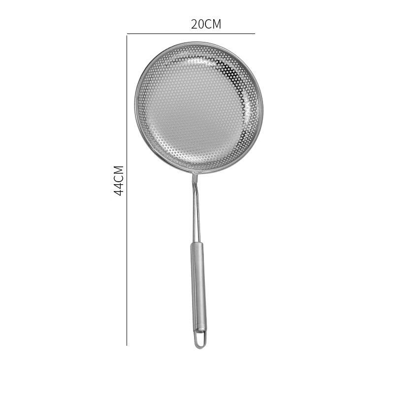 Дуршлаг из нержавеющей стали Шумовка Сито Фильтр для слива масла Совок для жарки Длинная ручка Кухонная лапша Сито Посуда Аксессуары