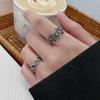 Регулируемое ретро-кольцо в форме сердца с надписью Love Heart Vintage Opening Finger Rings Star Open Design Ring для леди/девушек