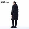 Jinyujie 2025 Unisex Long Goose Down Puffer Jacket