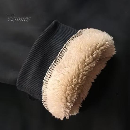 Winter Men Sweatshirt Thickened Plush Keep Warm O Neck Long Sleeves Elastic Cuff Plus Size Solid Color Bottoming Top Daily Wear Clothes