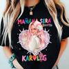 Summer Karol G Bichota O-Neck Cotton T Shirt Men Women Casual Kawaii Short Sleeve Tees Tops Streetwear Oversized Y2k Top Ropa