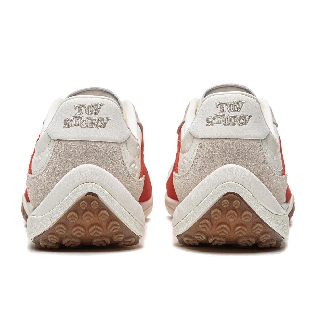 Disney x Li Ning Xingliu Износостойкие, Легкие, Сбалансированные Низкие Повседневные Кроссовки Унисекс Белый Красный AGLV096-9