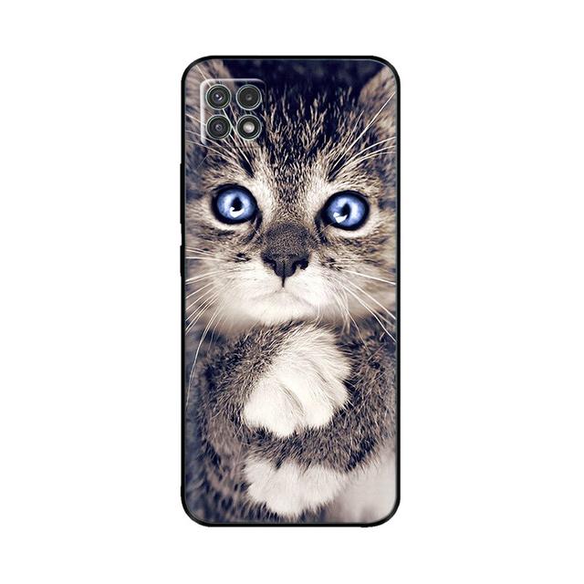 Чехол для Samsung A22, силиконовый мягкий чехол из ТПУ для телефона Samsung Galaxy A22 5g 4g Galaxya22 A 22, защитный бампер с цветочным принтом