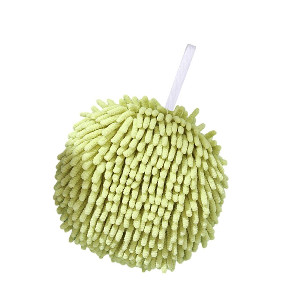 Шениловое ручное полотенце Микрофибра Мяч для рук для ванной и кухни Быстросохнущее Сильно впитывающее Дизайн Разноцветное