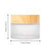 Screw Cap Frosted Glass Cream Jar Round Scrub Sub-bottling Portable Cream Bottle  for Makeup Vials