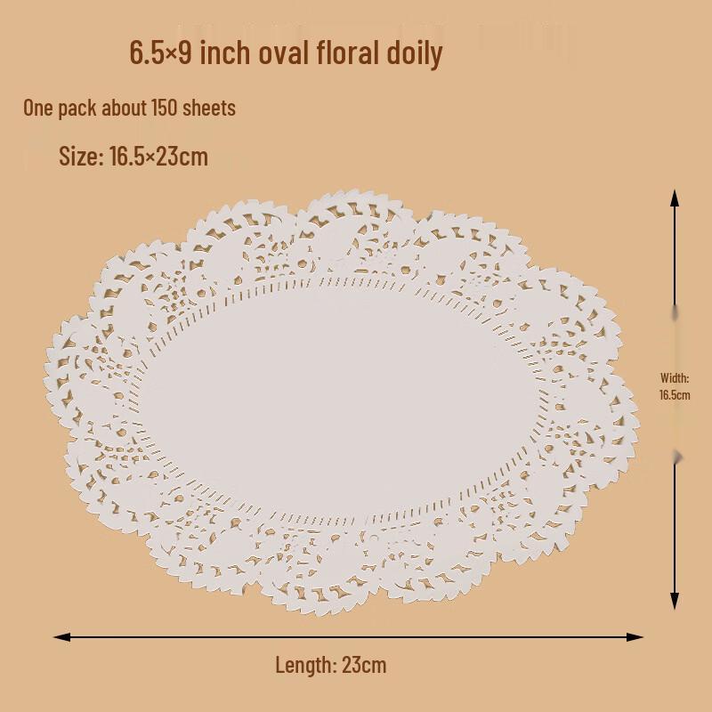 Вутуо Овальные Маслопоглощающие Кружевные Салфетки для Выпечки