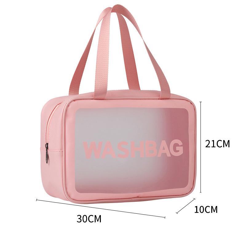 Women Makeup Bag Transparent PVC Cosmetic Bag Travel Make Up Case Wash Bag Large Capacity Toiletry Organizer Pouch