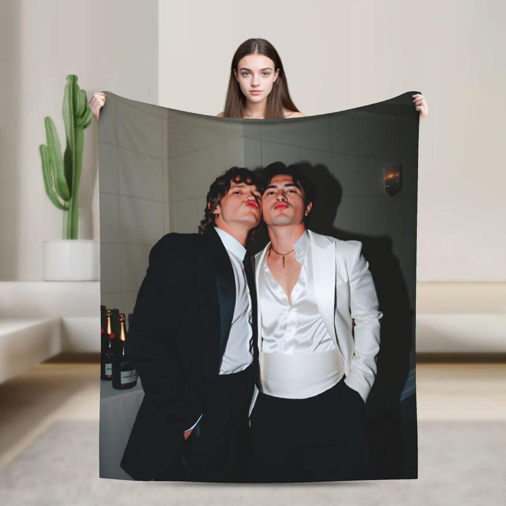 Heated Rivalry Flannel Blankets Warm Soft Throw Blanket for Living Room Travel Street Trend Bedspread Sofa Bed Cover