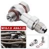 1 Set Turbo Oil Feed Banjo Bolt Kit M10x1.25 to 4AN Turbo Oil Feed for Mitsubishi EVO 1-10 4G63T 4B11T engine
