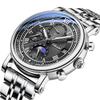 CHENXI NEW Men's Watch Luxury Fashion Chronograph Date Quartz Watches Business Casual Stainless Steel 44mm Clock Male
