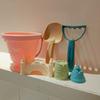 Parent-Children Interactive Sand Toys Set Digging Sand Kit Shovel Rake Mold Beach Castle Bucket