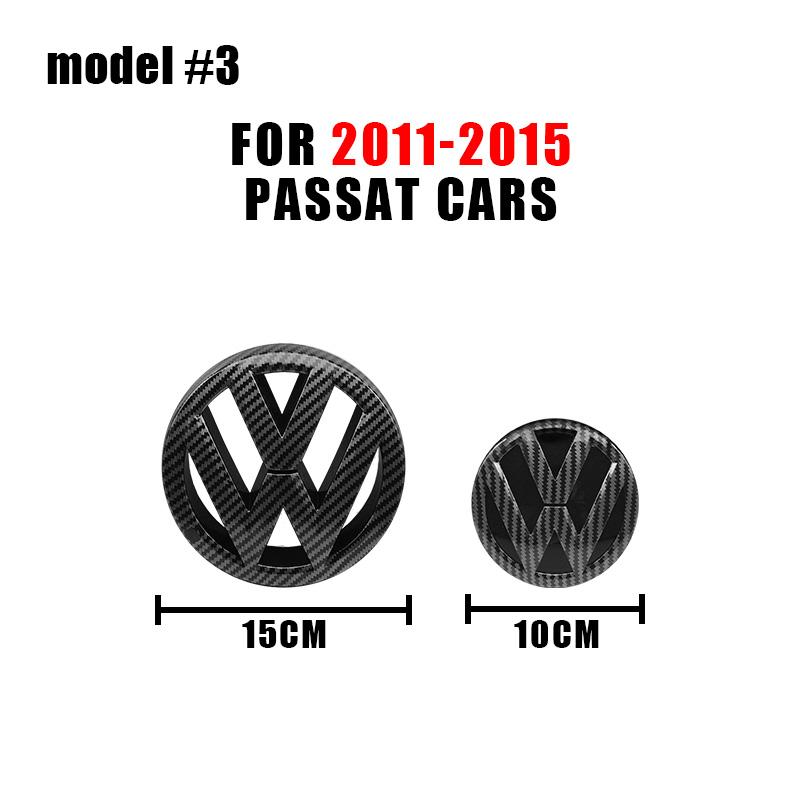 Для VOLKSWAGEN VW 2026 Новый логотип VW Стиль автомобиля Значок Капот Передняя решетка Задний багажник Эмблема Для Volkswagen PASSAT B6 B7 2011-2015 Pa