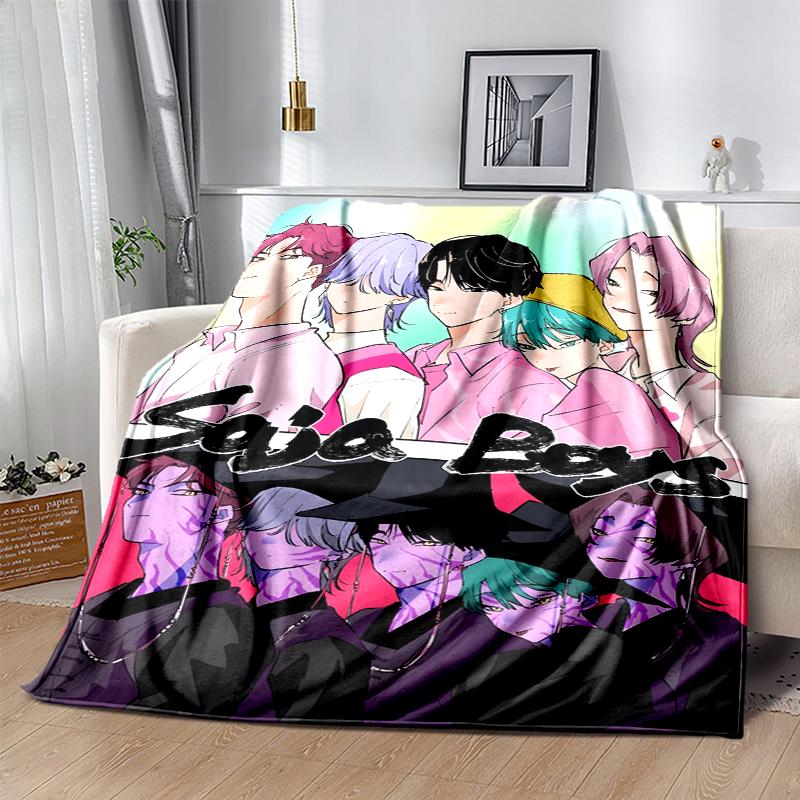 KPOP Hunter Flannel Blanket Soft Warm All-Season Throw, Design for Camping, Car Travel, Hiking Sofa, Bed, Office Perfect Gift for Parties