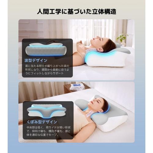 Pursay Pillow: Relieves Neck Pain and Prevents Sneezing. Adjustable Height Memory Foam Pillow with Ergonomic 3D Design, Neck Support, and Excellent Br