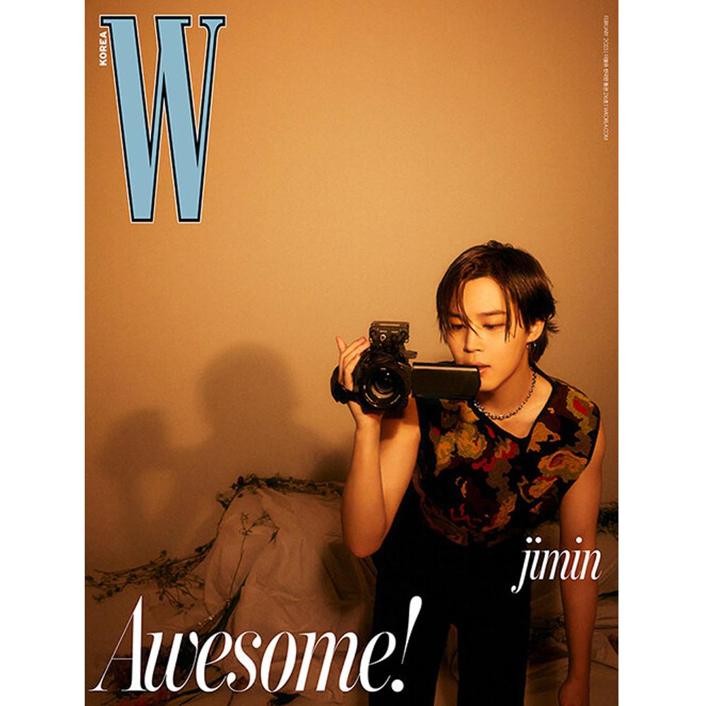 W Korea 2023 Февраль BTS JIMIN Cover, K POP, K STAR KBEAUTY, K Fashion