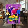 The Wiggles Print Flannel Blanket,High quality Comfortable for All Seasons,Home Decor,Warmth and Comfort,Perfect for Christmas Gifts