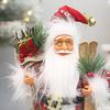 Санта Рождественское украшение 12-дюймовая фигурка ручной работы для елки, каминной полки, классический праздничный коллекционный подарок, рождественский праздничный настольный декор