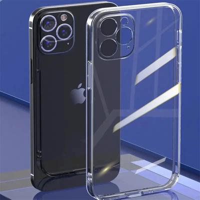 Ультратонкий Мягкий силиконовый чехол Для iPhone 11 12 13 14 15 16 Pro Max Xs XR Max 16 7 8 Plus Mini SE2020 Роскошный Прозрачный Чехол
