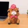 Resin Cartoon Cow Ornament Handmad Animal Action Figure Highland Cow Decor  Desktop Decorative