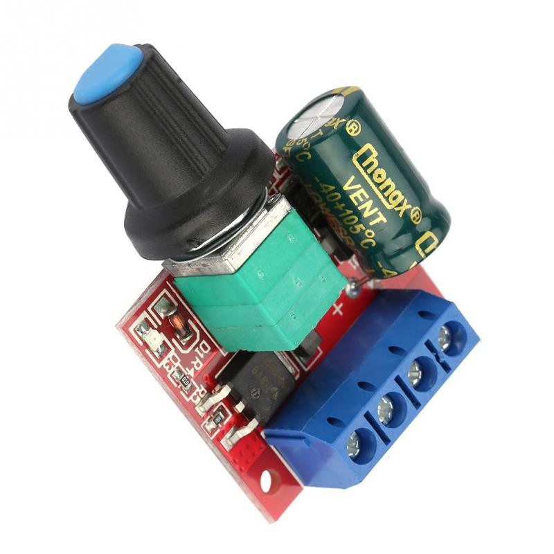 5 В-28 В 5 А ШИМ-контроллер скорости двигателя переключатель регулятор напряжения светодиодный диммер