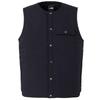 North Meadowwarm Vest Unisex Filling Thermal Cold Protection Black XL [The Face]