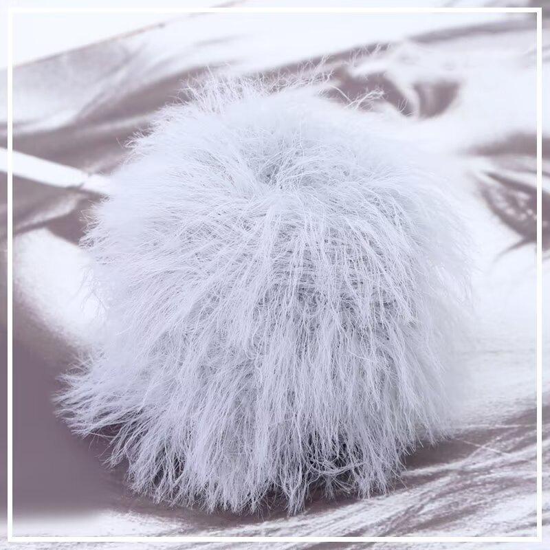 1 шт. Пуховый свитер Нейлоновая пряжа для рукоделия Моток Шапка Длинная нить Шарф Ручная работа Кукла Вязание 200 м