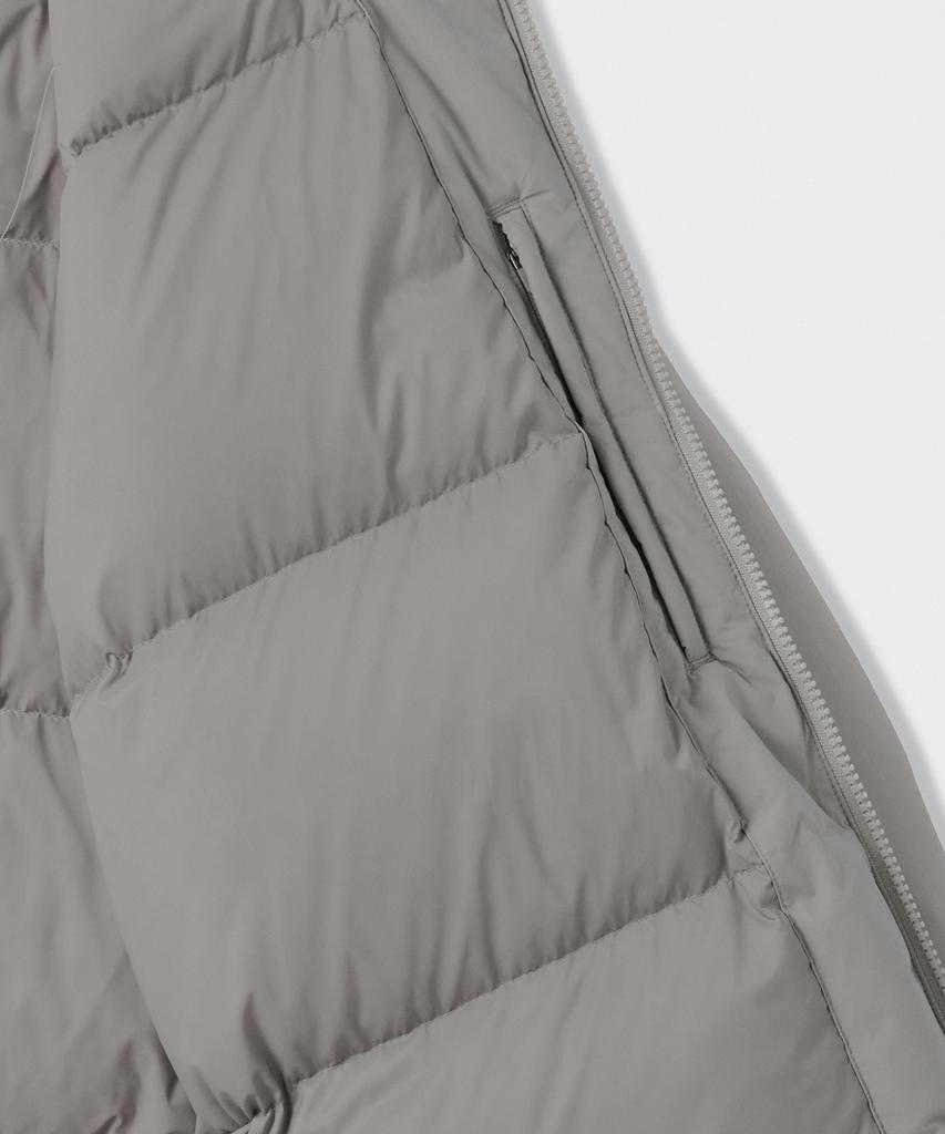 Musinsa Standard Minimal Down Short Padded Jacket [Grayish Beige]