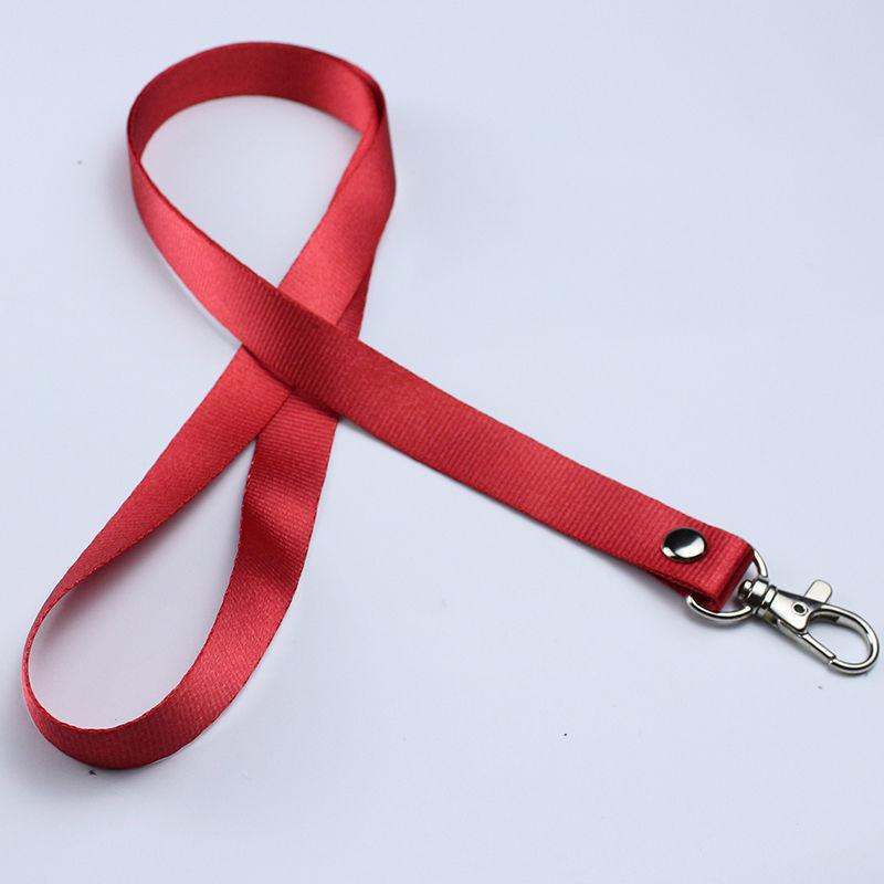 50 Pcs/Lot Custom Printed Lanyard For Keys Logo Custom Design Badge Holder & Staff Cards 1 Color Personalized Printing Landyard