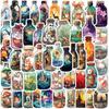 50 New Cartoon Style Bottle In The World Graffiti Sticker Personalized Decorative Guitar Notebook Suitcase DIY Sticker