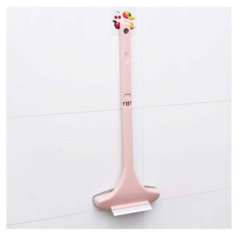 Щетка для оконного стекла, бытовой стеклоочиститель, скребок для окон, сетчатая щетка для щетки для ванной комнаты, двусторонний инструмент для чистки ванной комнаты