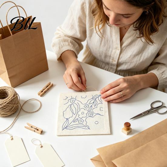 Embroidery Starter Kit with Tools DIY Floral Punch Needle Kit, Beginners Flower Easy Needlepoint for Teens Pattern, Stitch Carft Adults, Handmade Home