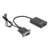 Адаптер HD Media Interface на VGA 1080P High Definition Media Interface на VGA Кабельный Конвертер для Компьютера Настольного
