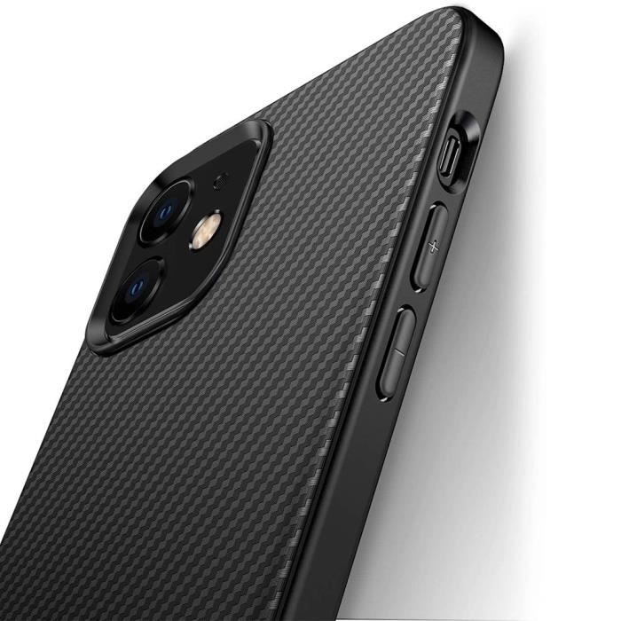 Чехол - PROSHOP - для iPhone 13 mini - Углеволокно - Ультратонкий - Черный