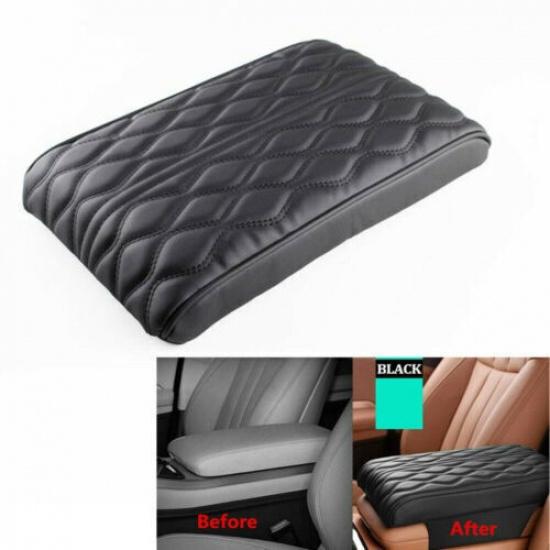 Car Armrest Pad Cover Auto Center Console Box Pu Leather Cushion Mat Universal