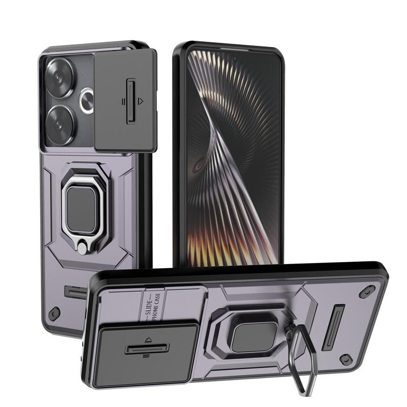 Для Xiaomi Poco F6 5G чехол противоударный подставка магнит бронированный телефон чехлы для Poco F6 F 6 6F PocoF6 5G 6.67" задняя крышка Fundas