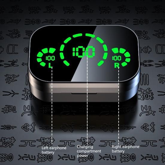 YD03 Premium Bluetooth-compactible Headset Deep Bass Low Latency Calling