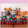 And Jerry Tom Doll Superhero Cat Mouse Stuffed Animals For Kids Decor Bedroom