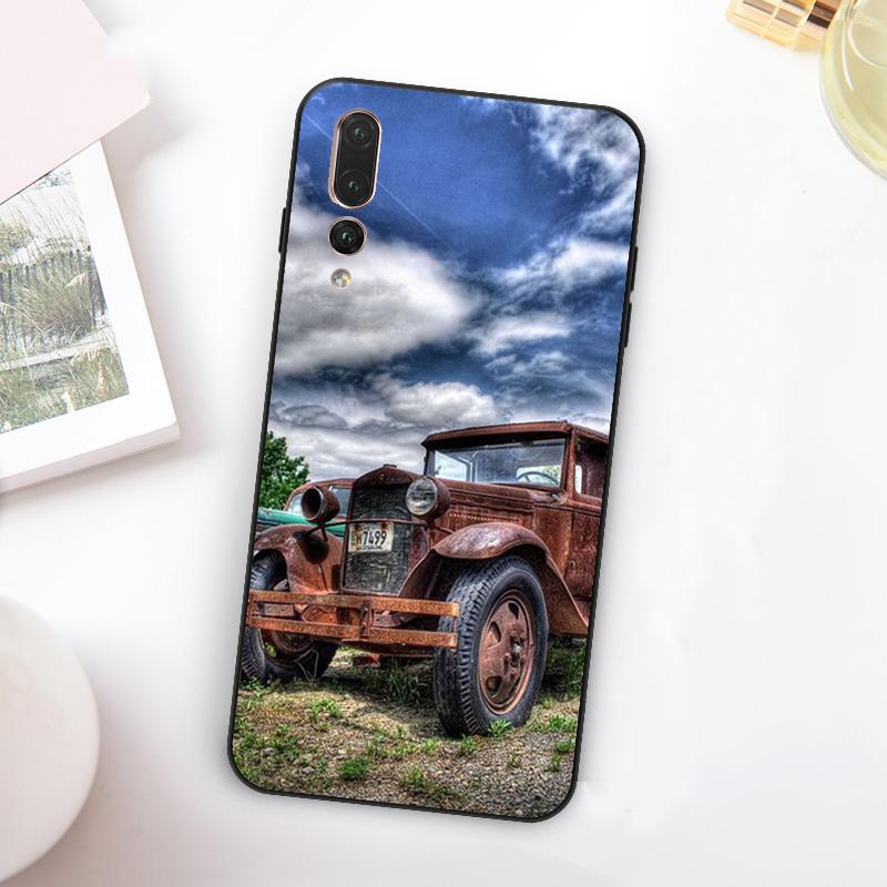 Old Retro Tractors Car For Huawei Nova 12i 12s 11i 7i 8i Y73 Y70 Y90 Y60 Y72 Y61 Y91 9 10 SE P30 Pro P40 Lite Case