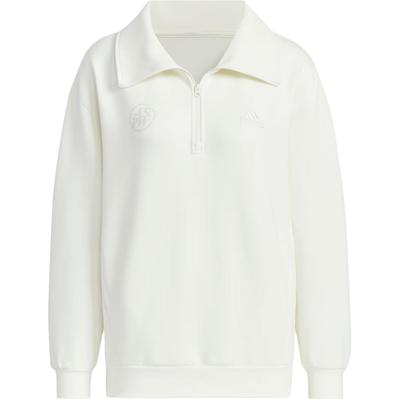 Lounge Fw24 Half-Zip Толстовка с капюшоном Женская толстовка с капюшоном Белая JJ3594