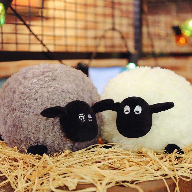 Adorable Shaun The Sheep Plush Toy Couple Pillow Soft Stuffed Animal Doll Gift