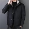 Мужское зимнее хлопковое пальто с воротником-стойкой, утолщенная повседневная хлопковая куртка для молодежи и среднего возраста, теплая куртка, новый пуховик