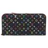 Portefeiulle Unsolit Purse M93754 Grenard Black / Pink Monogram Multicolor Women Used