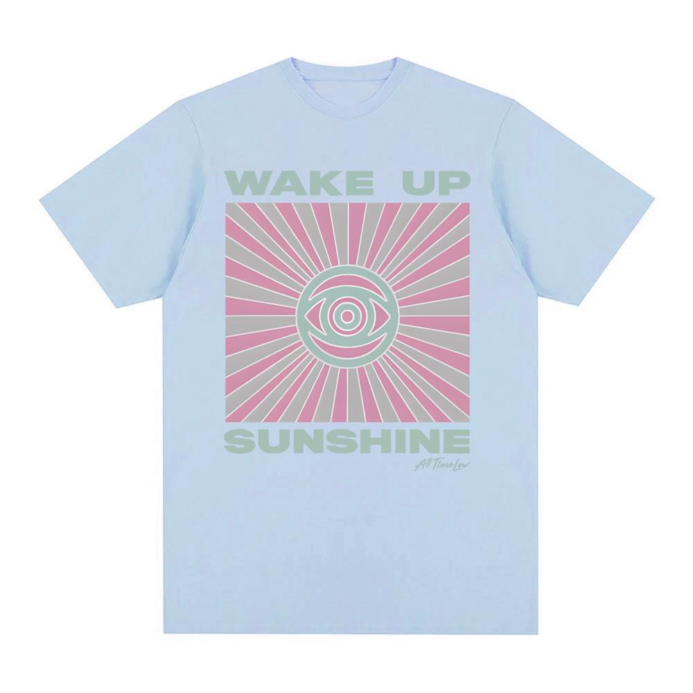 WAKE UP SUNSHINE RAYS TSHIRT All Time Low 100Cotton Teeshirt Same as official website Graphic Printing High Quality Tshirt