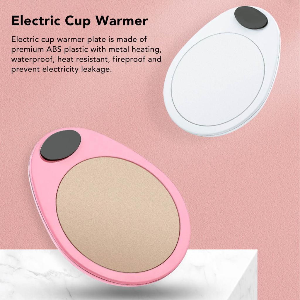 USB-подогреватель кружек USB-подогреватель кружек с постоянной температурой, водонепроницаемый, регулируемый, электрический подогреватель напитков для керамических кофейных чашек